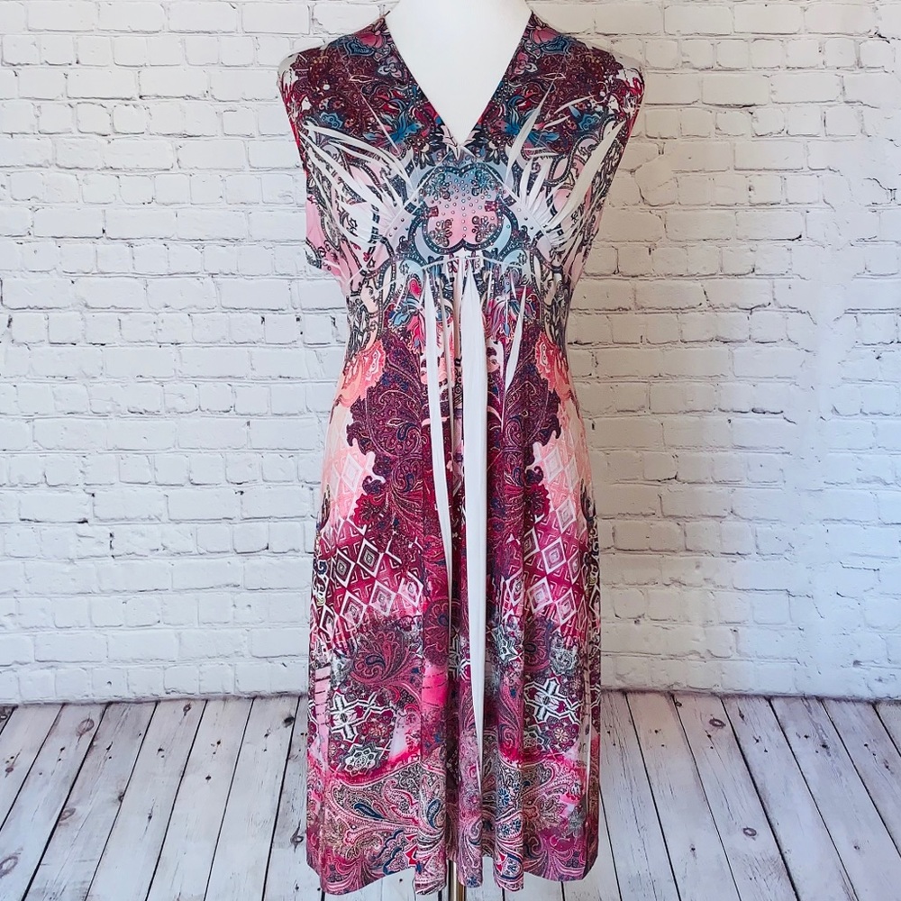 {One World} Gorgeous Pink Dress Sz L